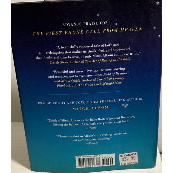 The First Phone Call From Heaven By Mitch Albom Hardcover Book - Picture 3 of 8